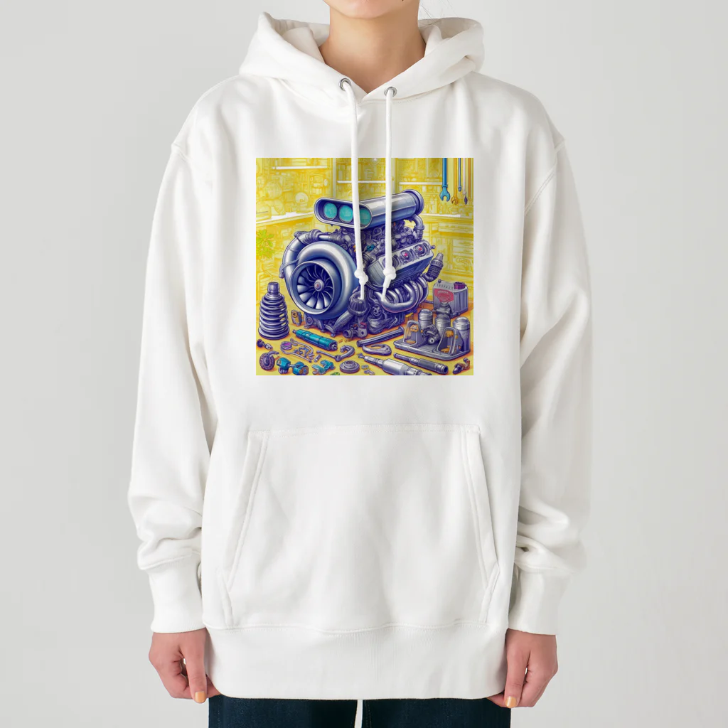 the blue seasonのメカニックの夢遊園地 Heavyweight Hoodie