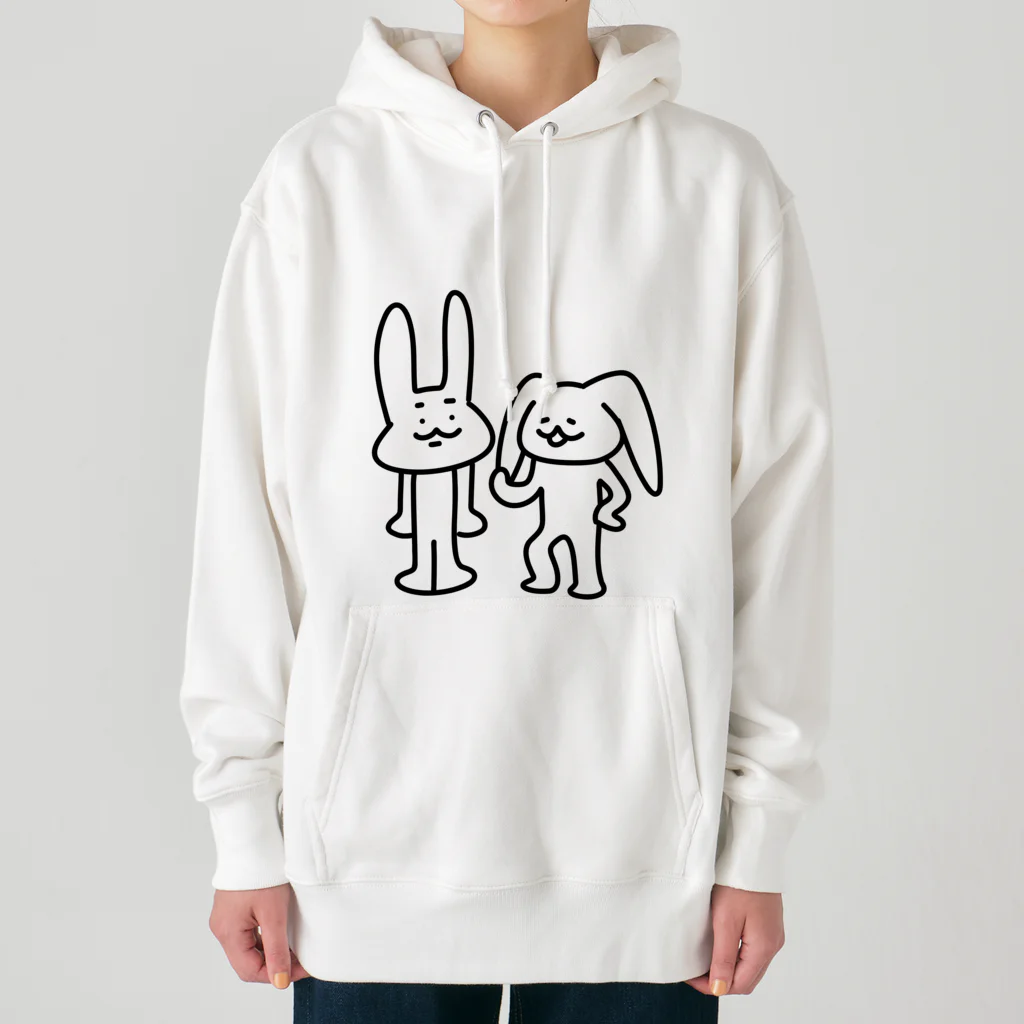 momokei&Uのさーちゃんのうさぎたち Heavyweight Hoodie