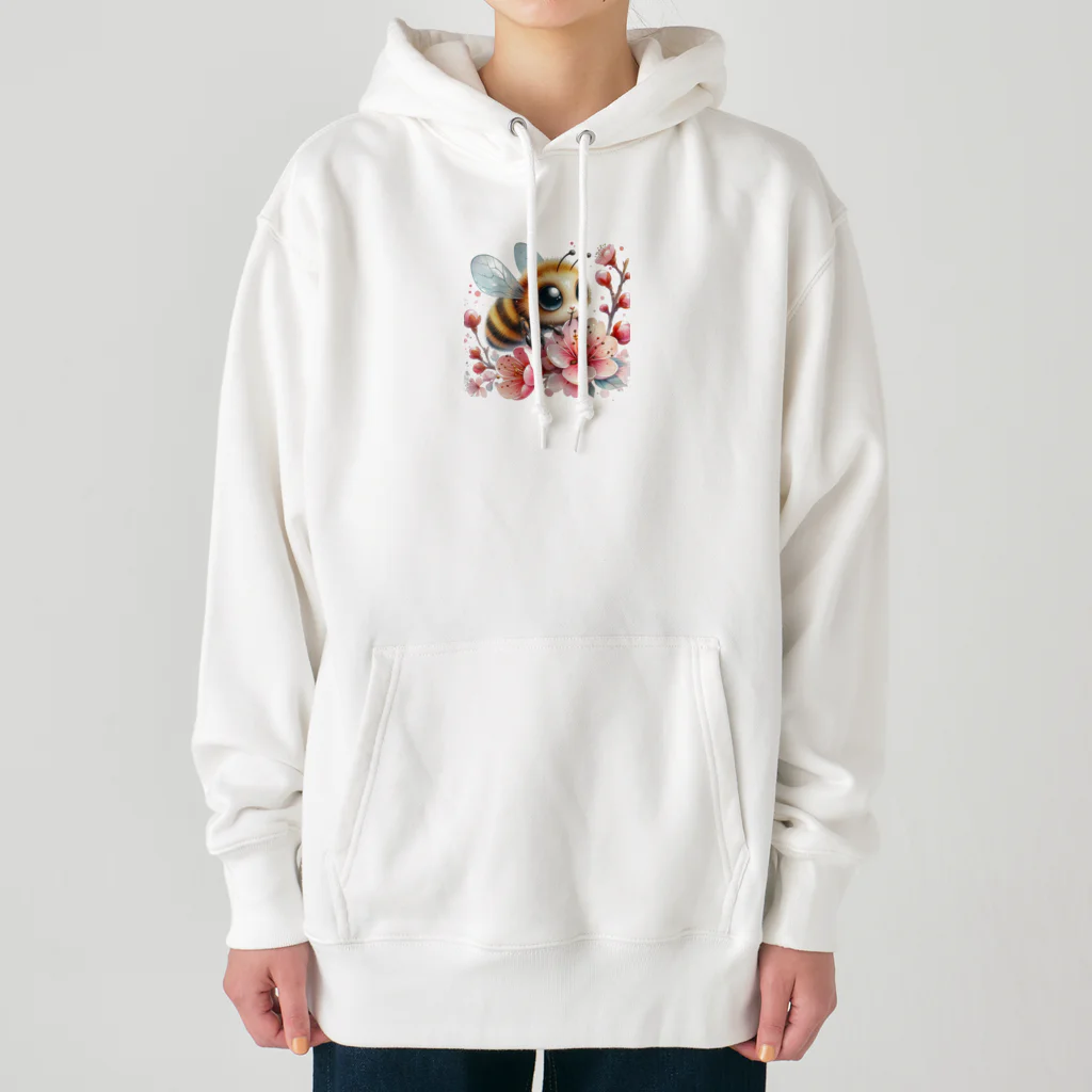 suetch（スエッチ）の愛くるしいニホンミツバチ Heavyweight Hoodie