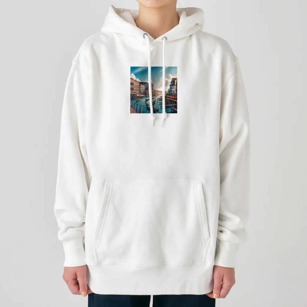 Pixel Art Goodsのヴェネチア（pixel art） Heavyweight Hoodie