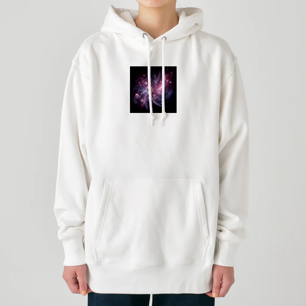 運気上昇グッズストアの宇宙桜 Heavyweight Hoodie