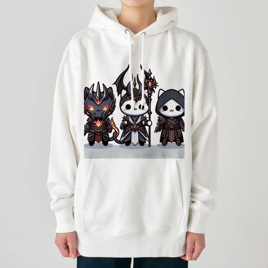 にゃんラボの魔王にゃんこと側近にゃんこ Heavyweight Hoodie