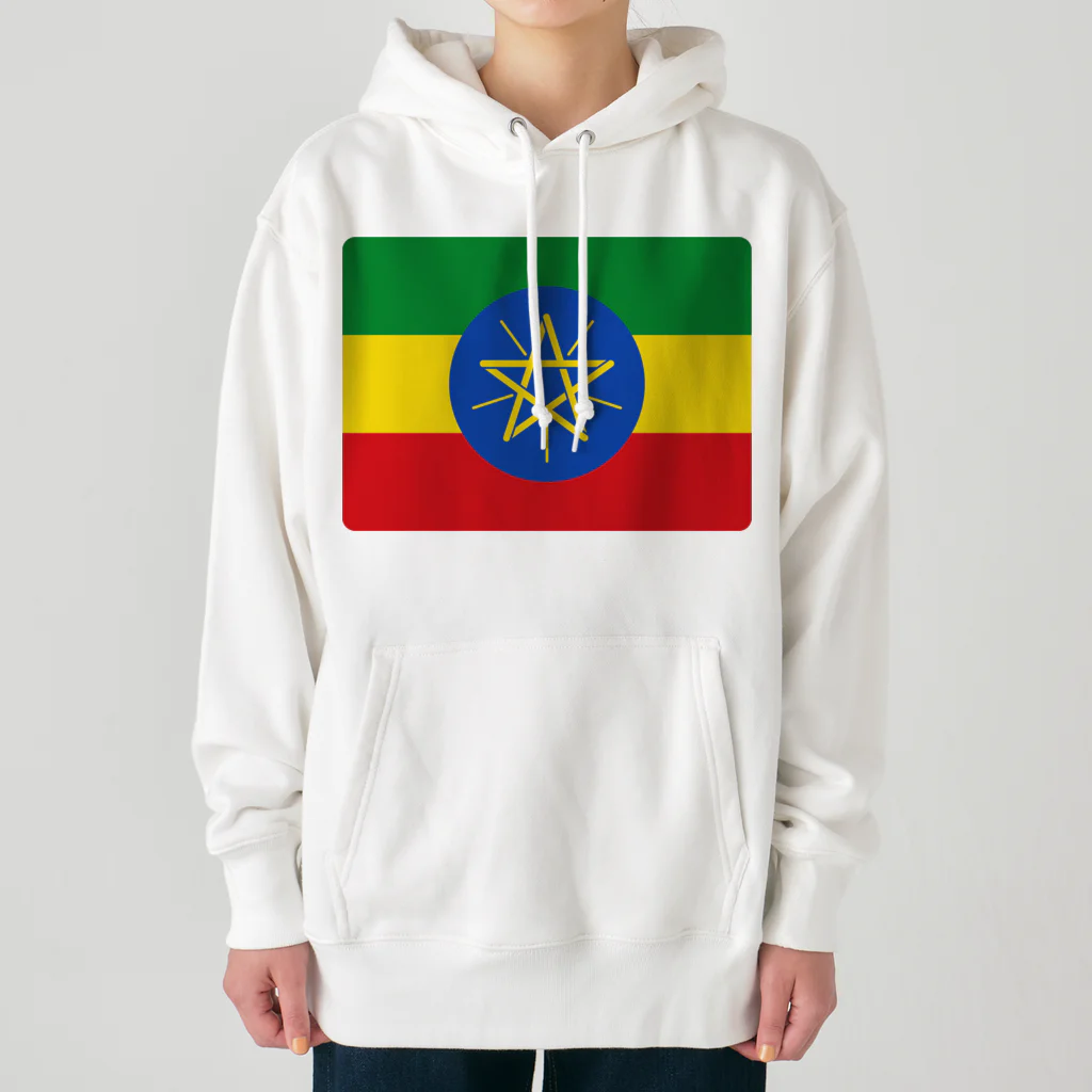 お絵かき屋さんのエチオピアの国旗 Heavyweight Hoodie