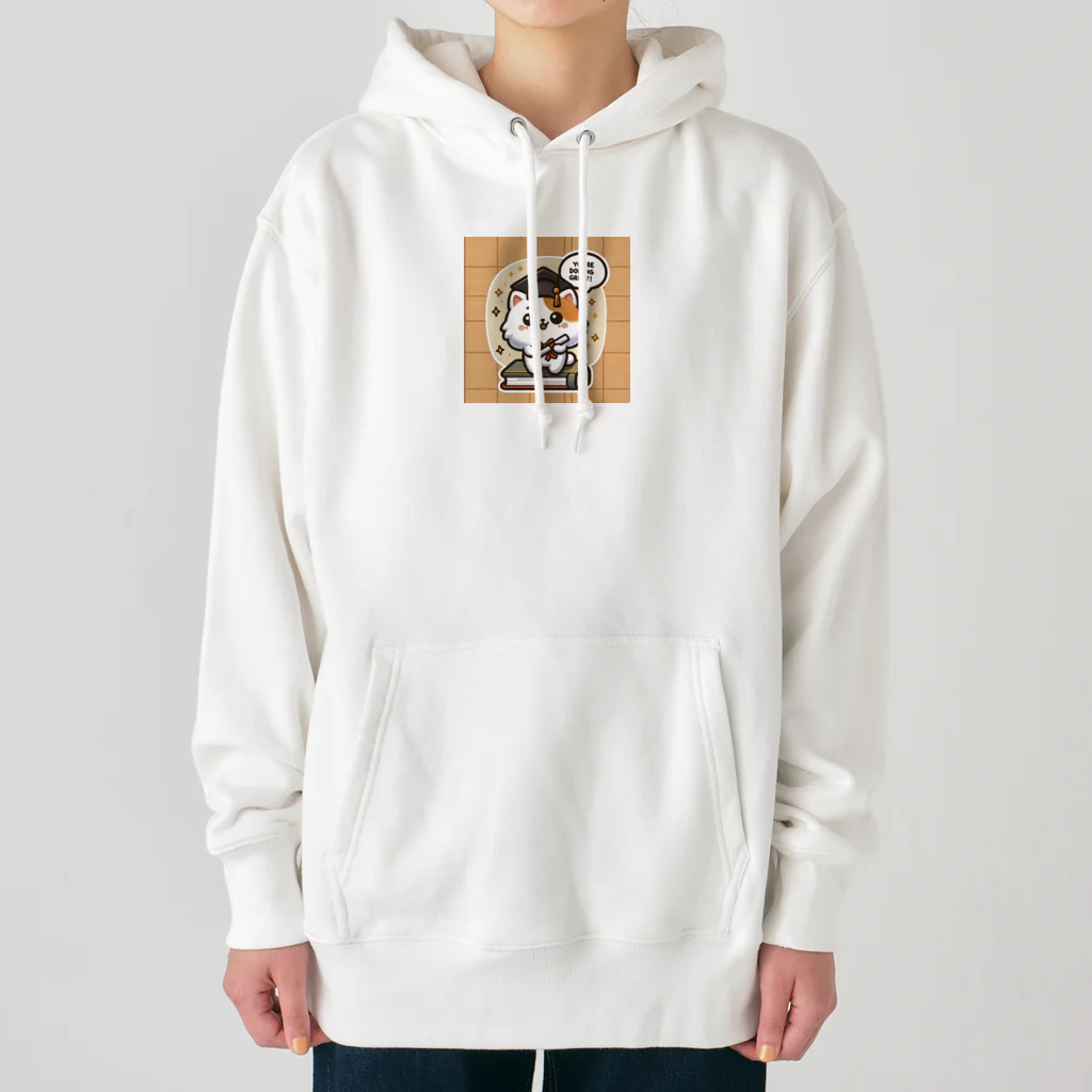 子猫カーニバルの子猫の応援 Heavyweight Hoodie