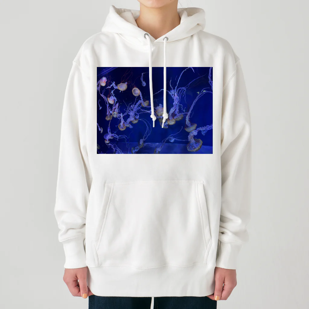 波乗り南国🏝️のゆらゆらクラゲくん Heavyweight Hoodie