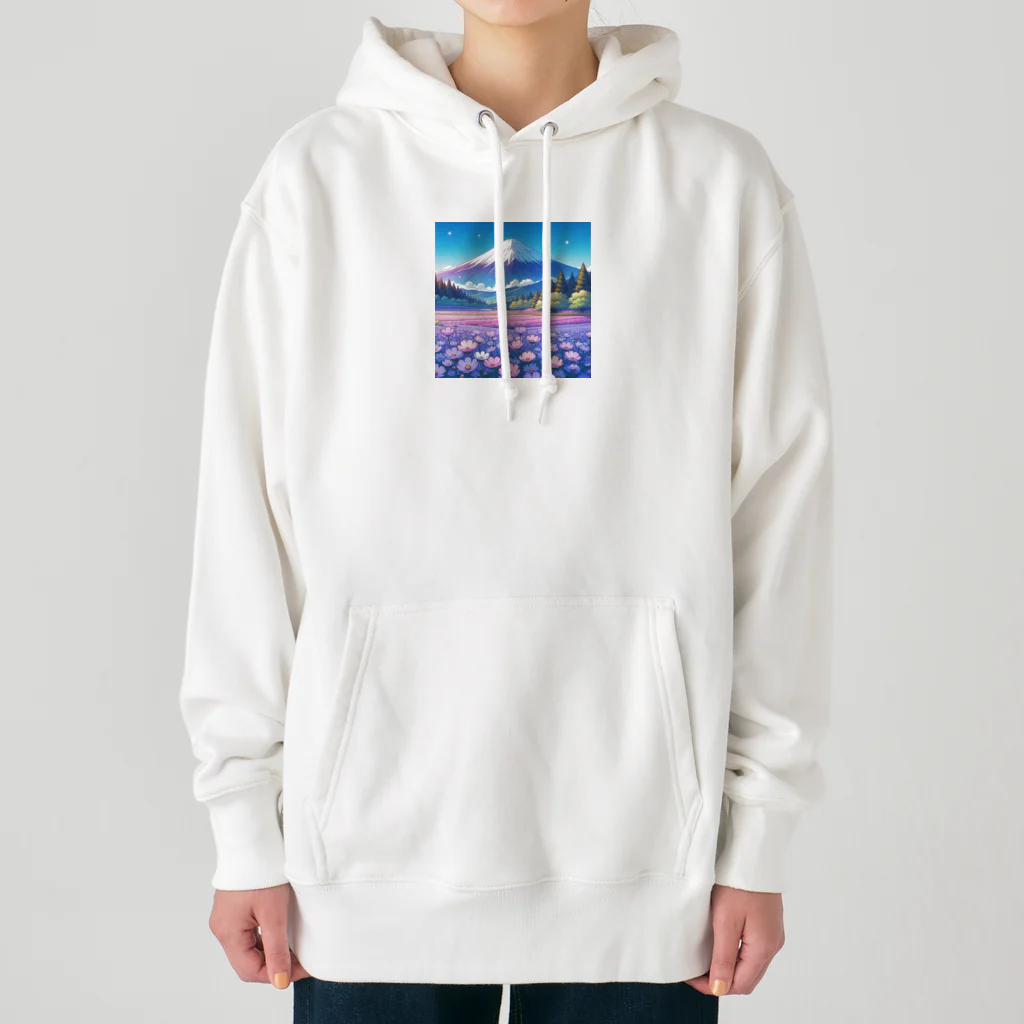 Qten369の日本の美しい風景 Heavyweight Hoodie