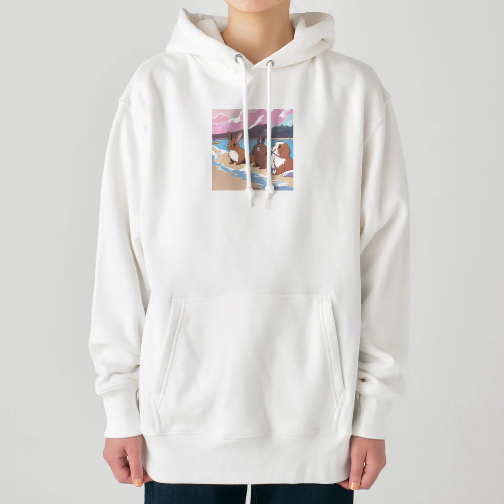 Chama's shopのビーチアニマル Heavyweight Hoodie