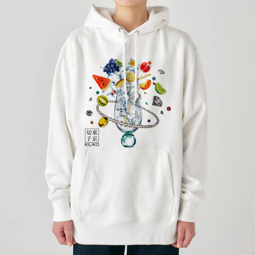 KILIKOStudiosの虹が出る東京切子　エメラルド Heavyweight Hoodie