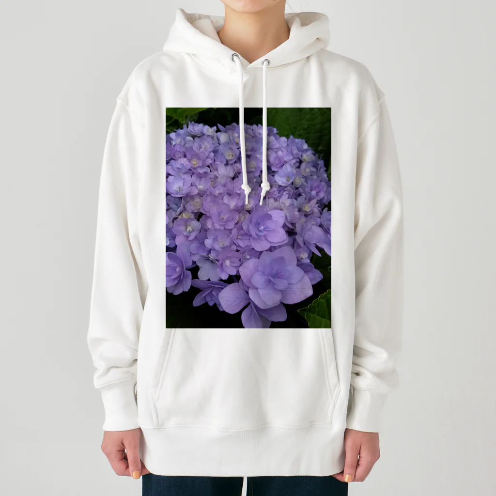 yurisacinの紫陽花（紫） ヘビーウェイトパーカー