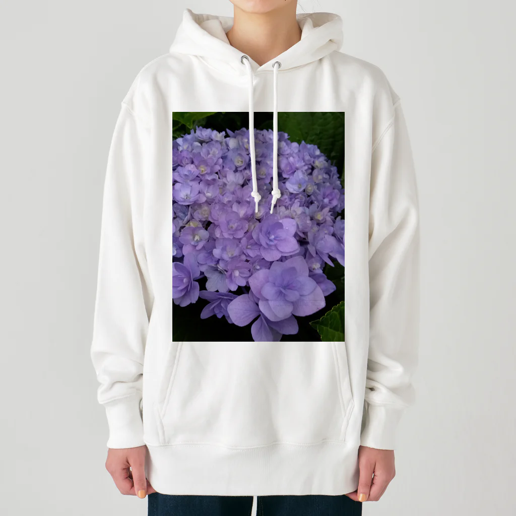 yurisacinの紫陽花（紫） Heavyweight Hoodie