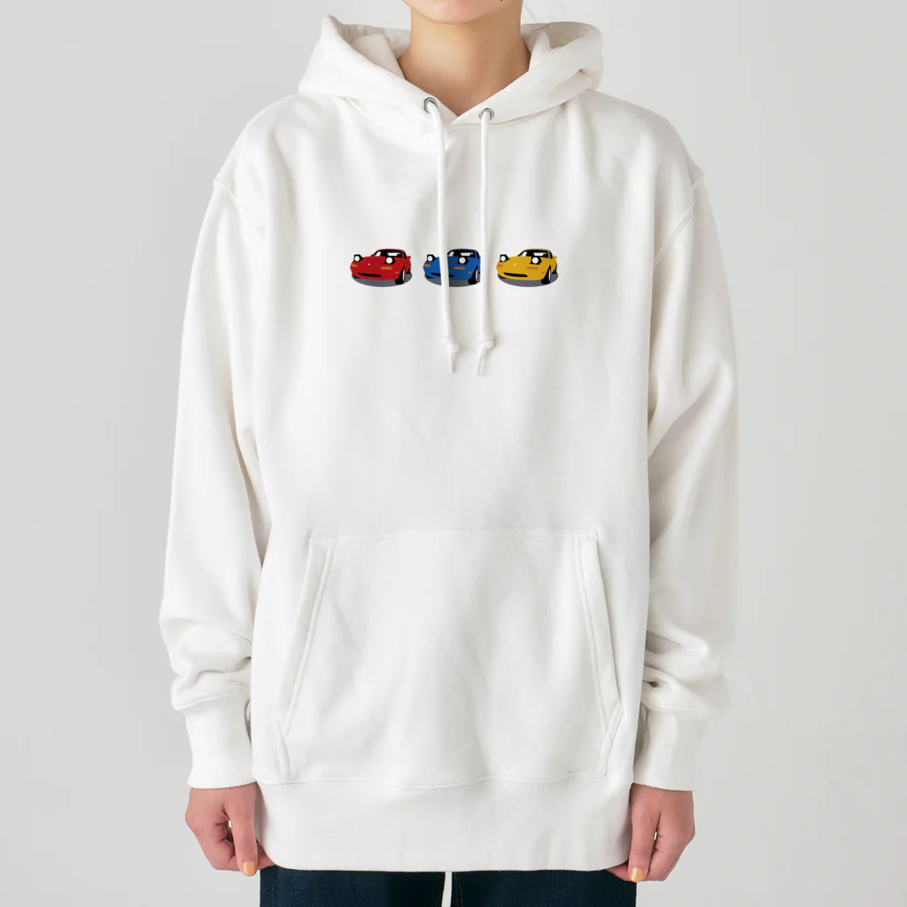 キャのNAロードスターなクルマ Heavyweight Hoodie