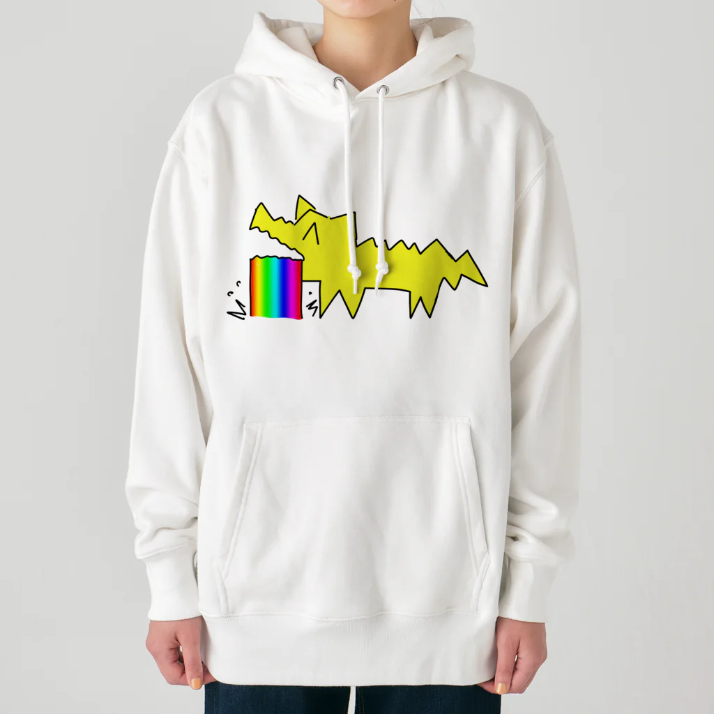 うんぽこ☆ピーナッツのゲロワンワン Heavyweight Hoodie