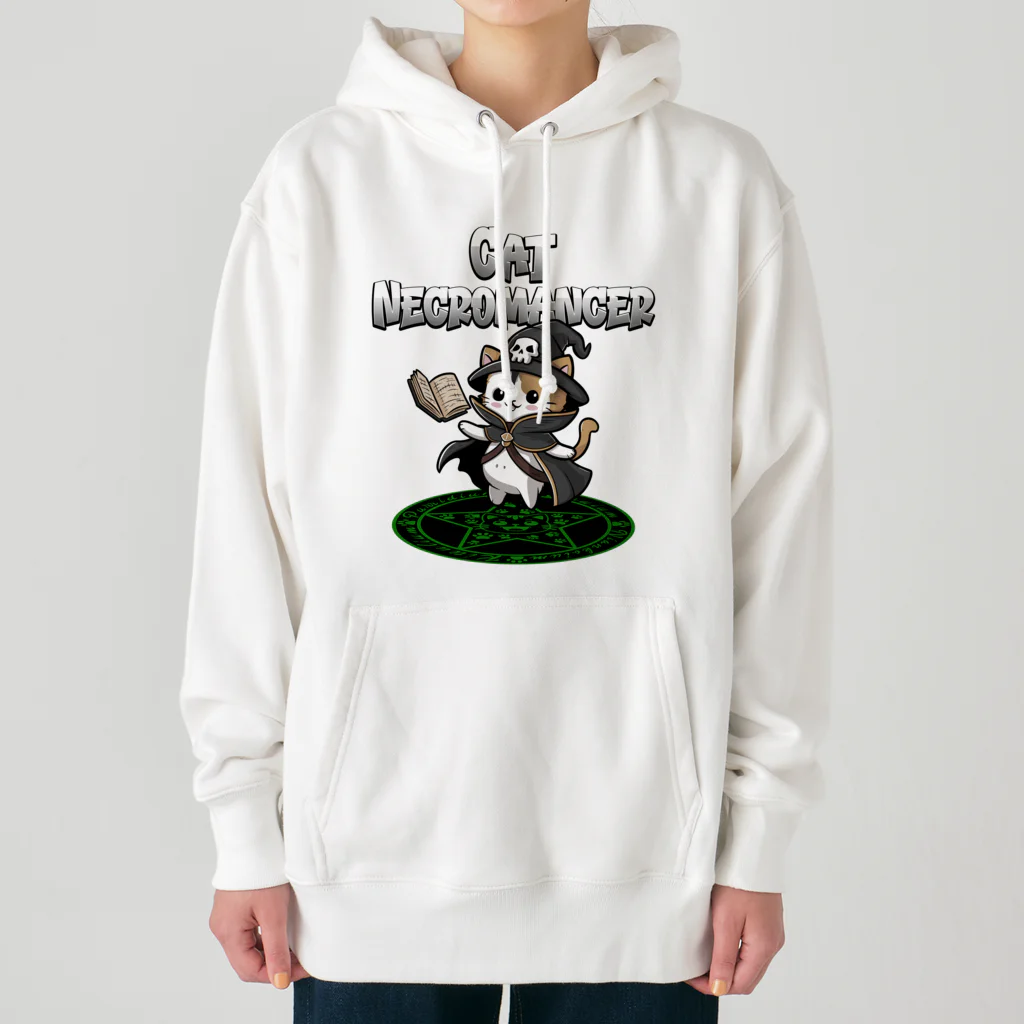 Stylo Tee Shopのネクロマンサーのネコさん Heavyweight Hoodie