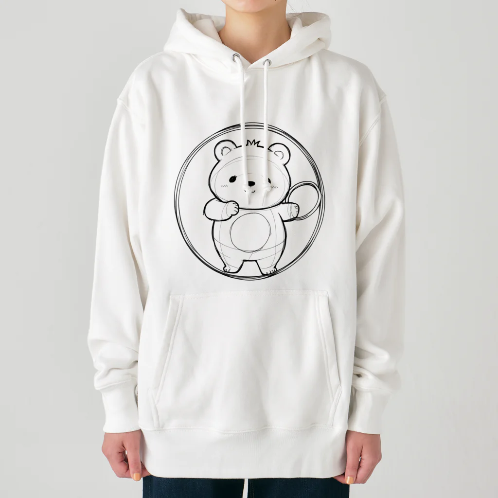 ganeshaのかわいいクマ Heavyweight Hoodie