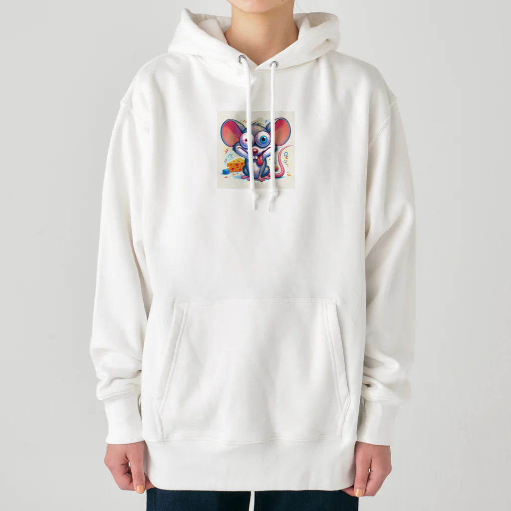 funny-itemsのパニックマウス Heavyweight Hoodie