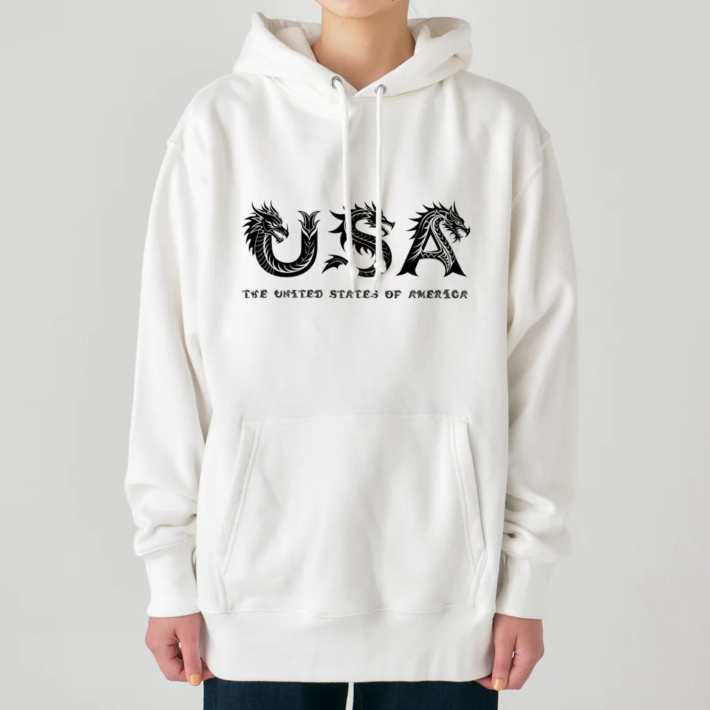 AwagoModeのUSA (The United States of America) Type1 (10) Heavyweight Hoodie