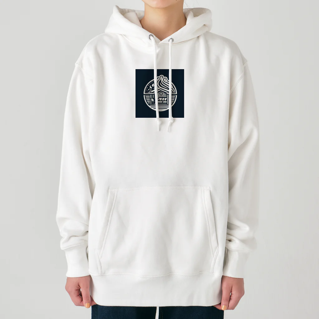 サウナーグッズショップのサウナーおすすめフィンランドサウナイラストグッズ Heavyweight Hoodie