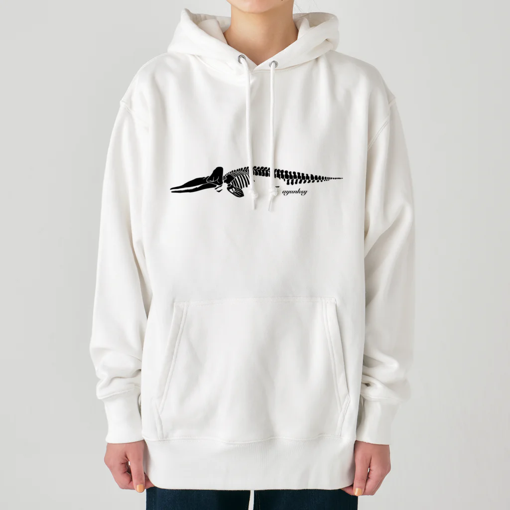 ayunksyのマッコウクジラの標本 Heavyweight Hoodie