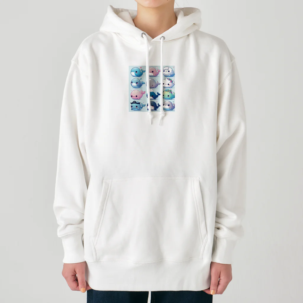 わくわく海の雑貨屋のにこにこクジラコレクション Heavyweight Hoodie