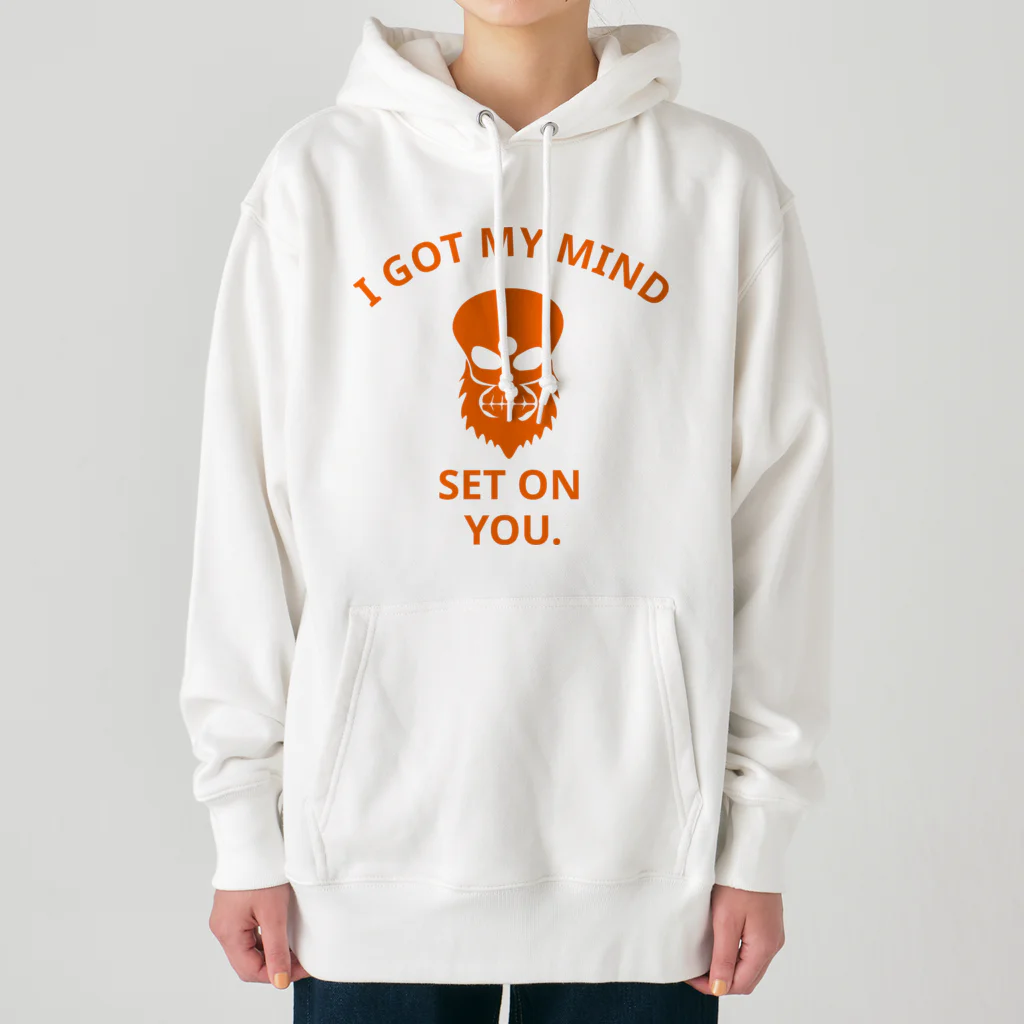 『NG （Niche・Gate）』ニッチゲート-- IN SUZURIのI GOT MY MIND SET ON YOU.(橙) Heavyweight Hoodie