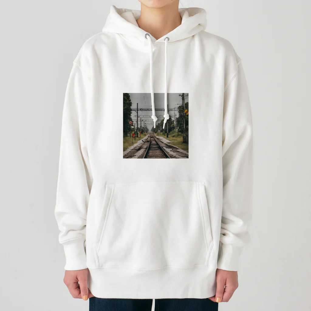 atoyuki_SHOPの鉄道レールデザイン Heavyweight Hoodie