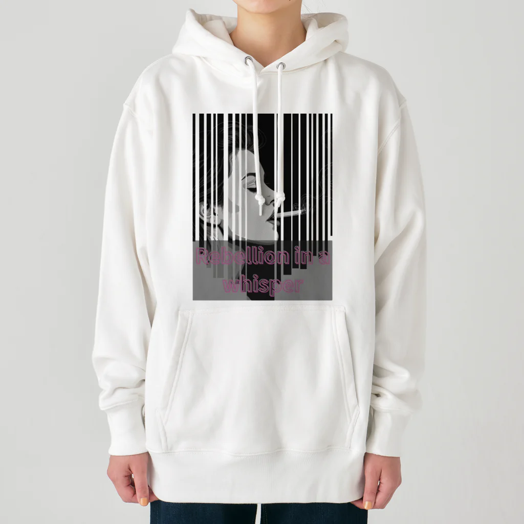 nakohito3のRebellion in a whisper Heavyweight Hoodie