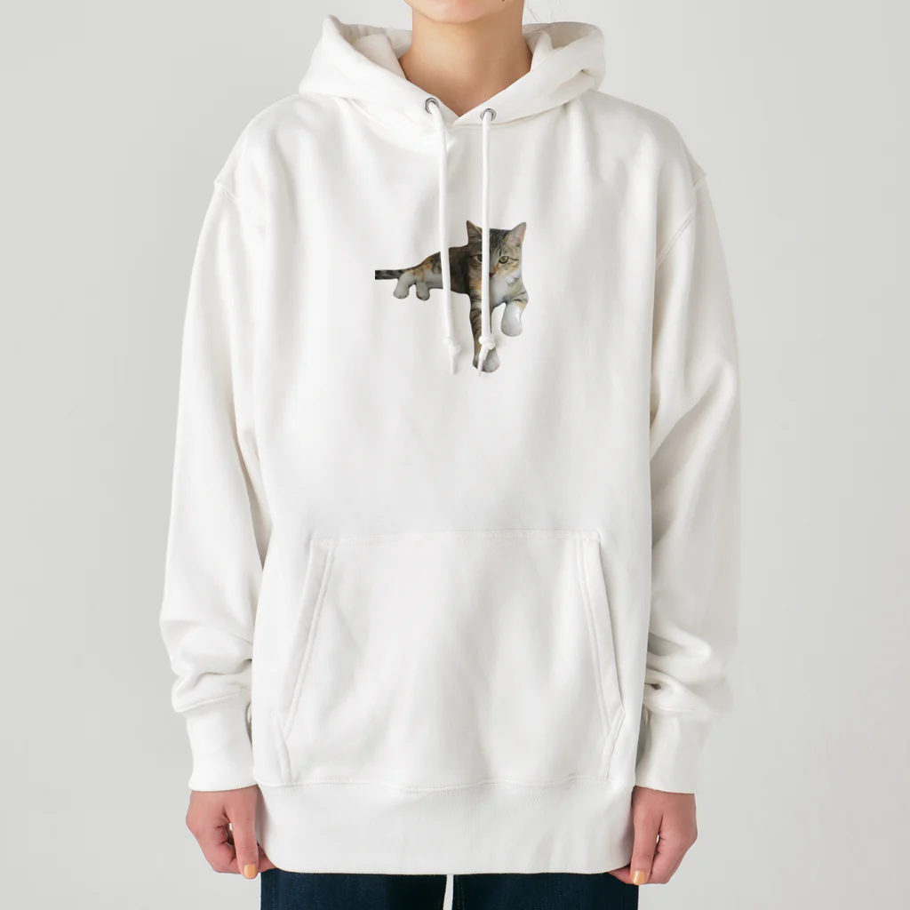 chobitanのリラックス猫ちゃん Heavyweight Hoodie