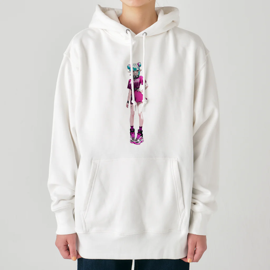 momonekokoの応援するエルフちゃん Heavyweight Hoodie