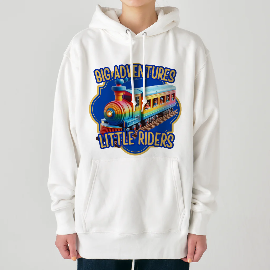 ENJOY NOW STOREのBig Adventures, Little Riders Heavyweight Hoodie