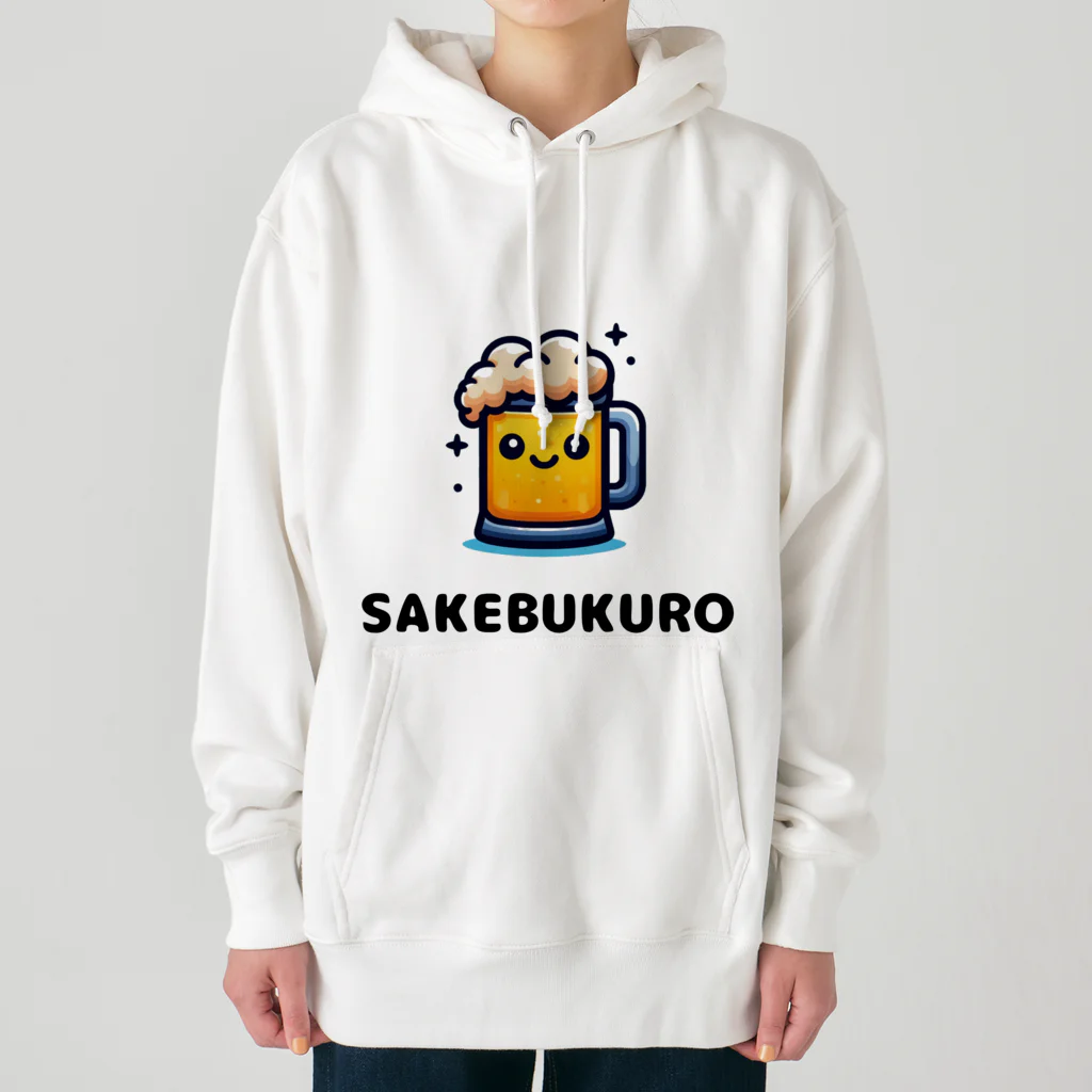 rui010のSAKEBUKUROくん Heavyweight Hoodie