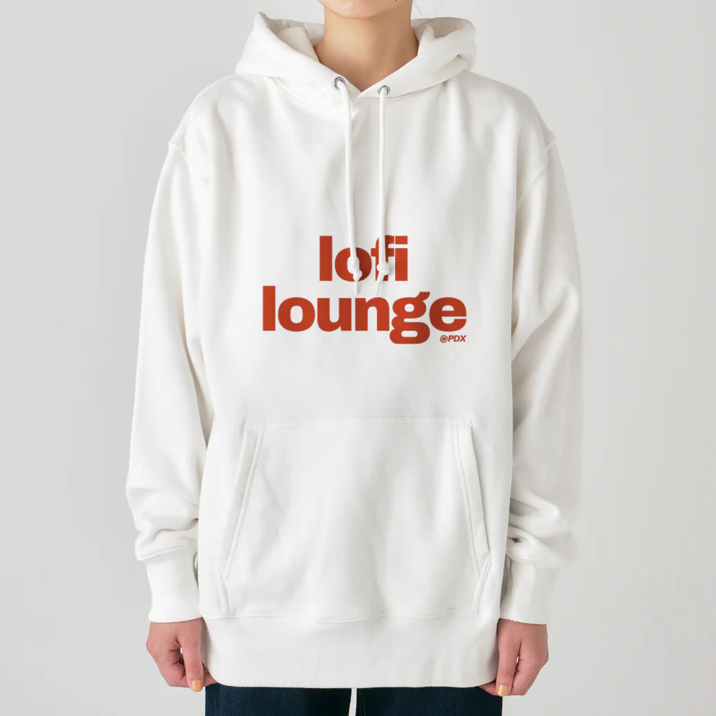 Lofi LoungeのLofi Lounge 赤 Heavyweight Hoodie