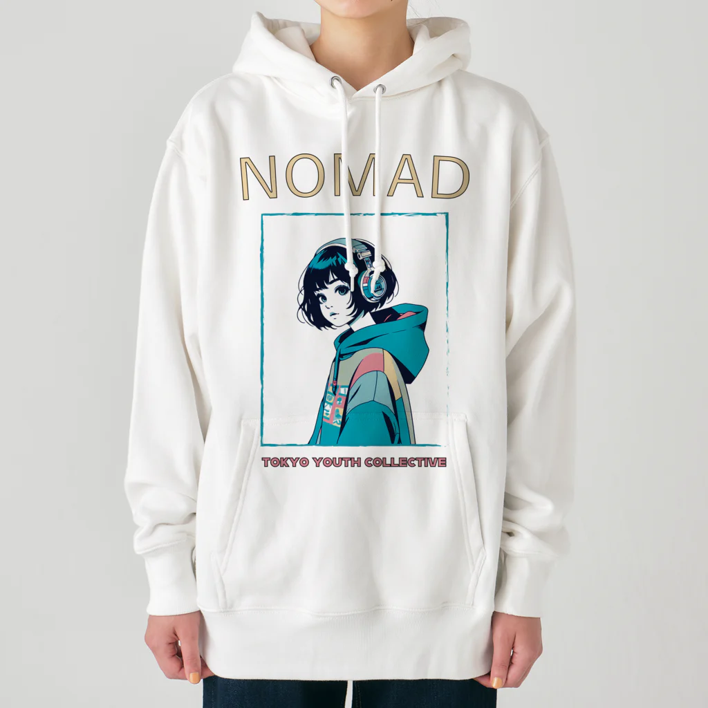 NOMAD TOKYO YOUTH COLLECTIVEのヘッドフォンガール 002 Heavyweight Hoodie