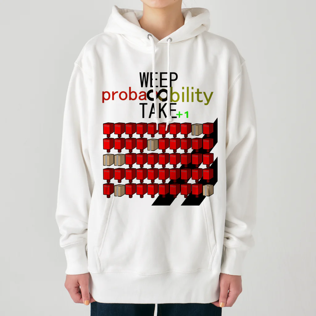 HADAKAGEKKO(WEEP＆TAKE)のWEEP＆TAKE probability Heavyweight Hoodie