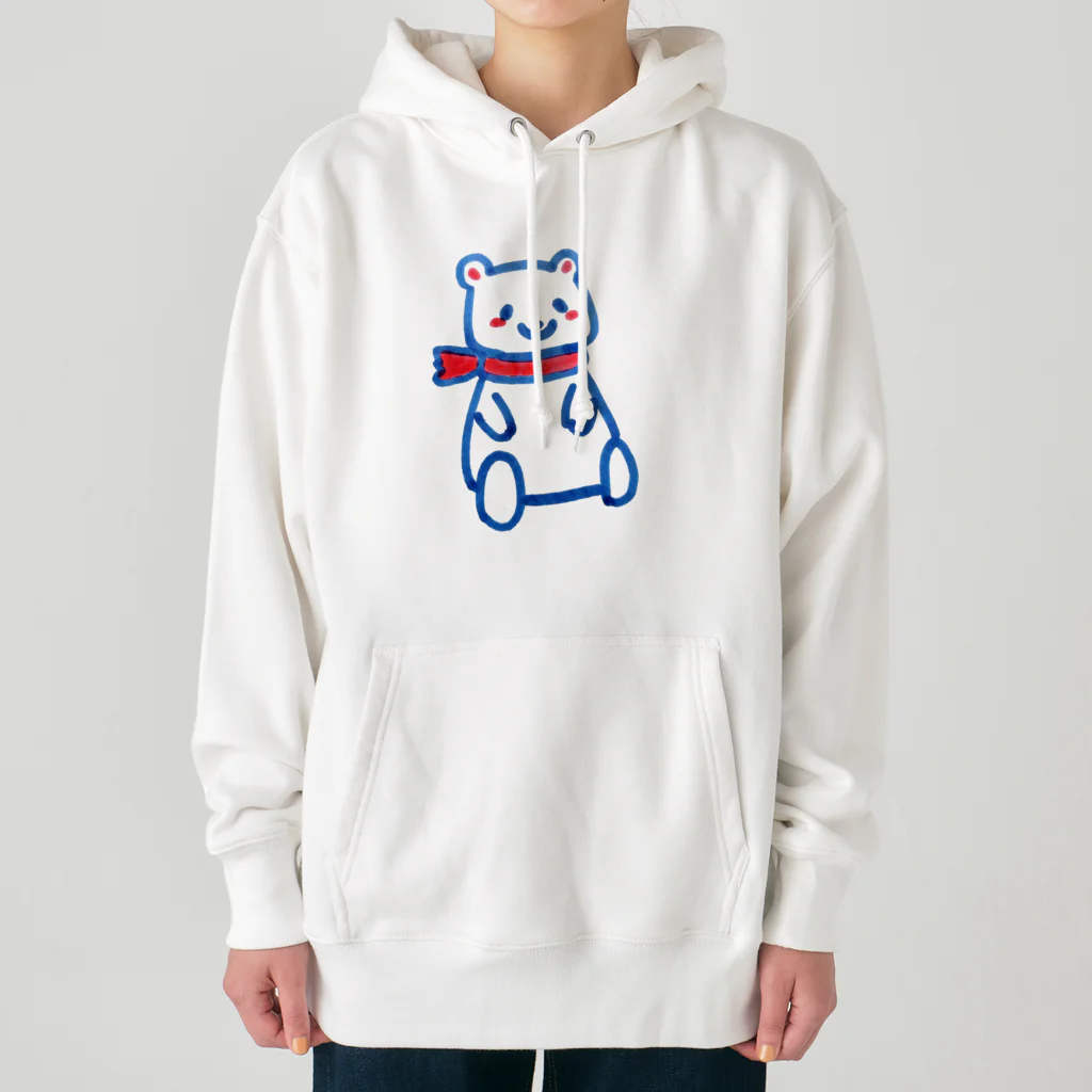 モチクマのシロクマくん Heavyweight Hoodie