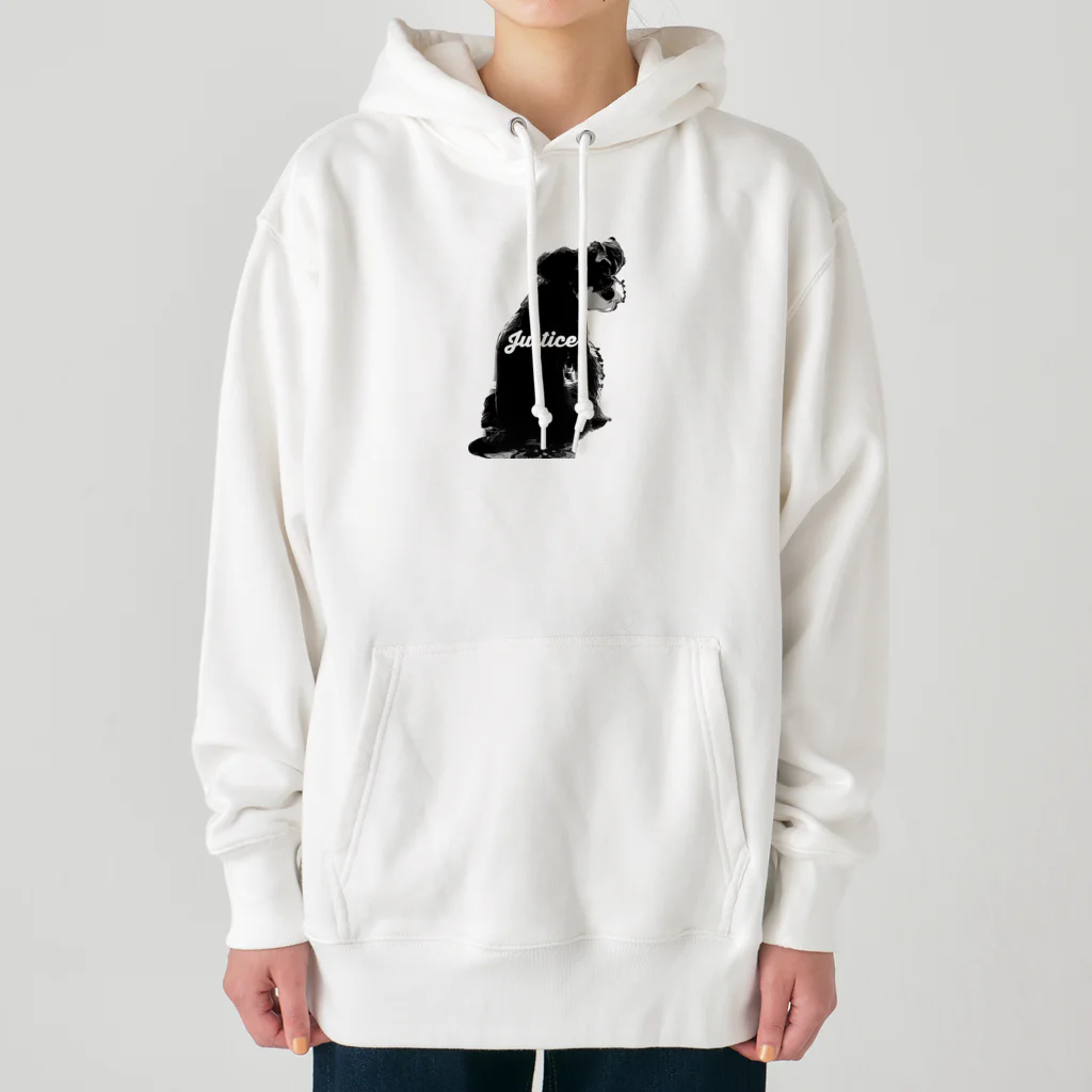 jastice1037の見返り犬ジャスティス Heavyweight Hoodie