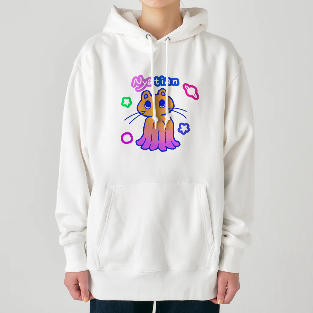 猫野尻尾のねこ火星人 Heavyweight Hoodie