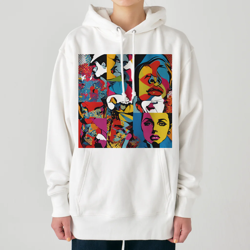 8890のポップアート Heavyweight Hoodie