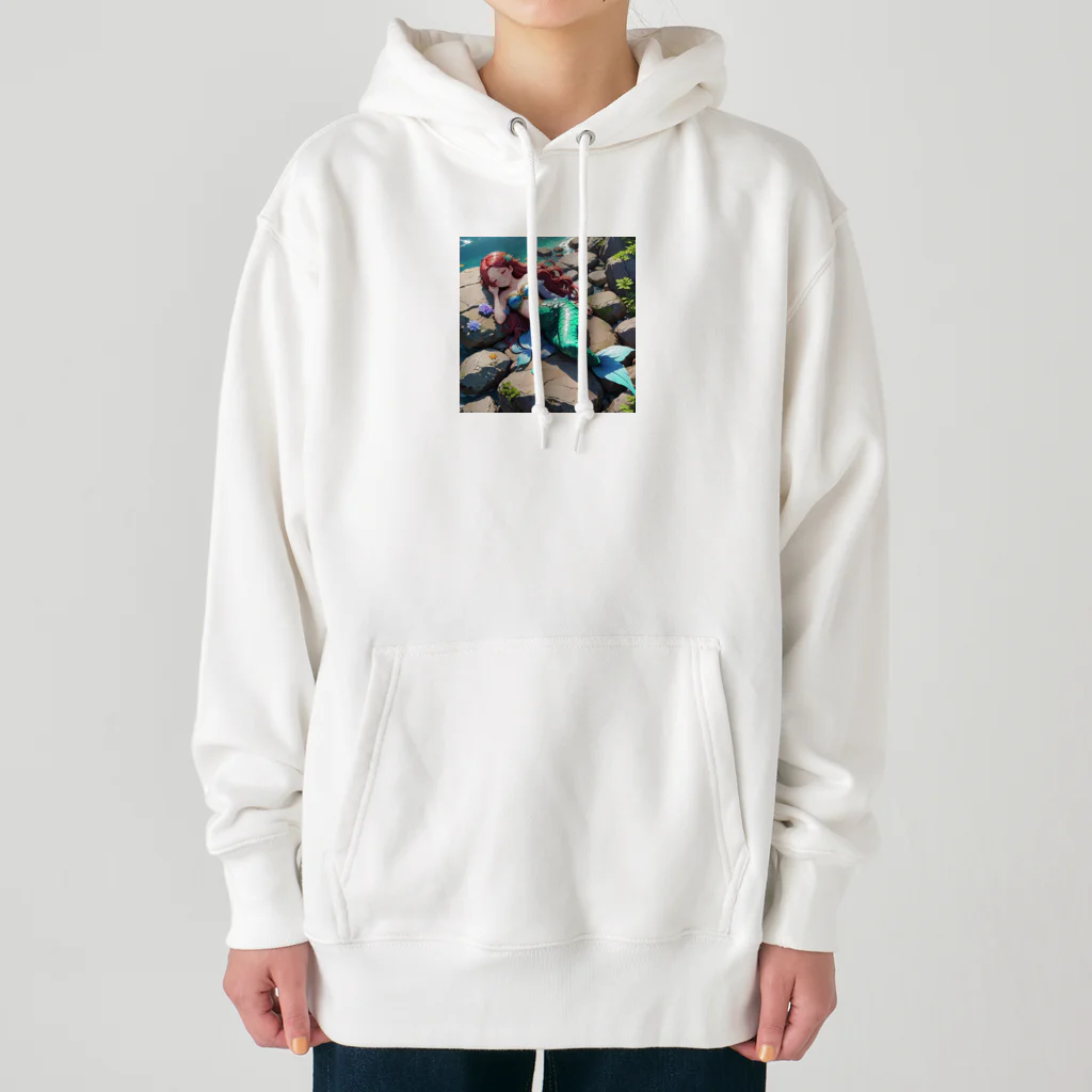 ぴよぴよショップの人魚姫のお昼寝 Heavyweight Hoodie