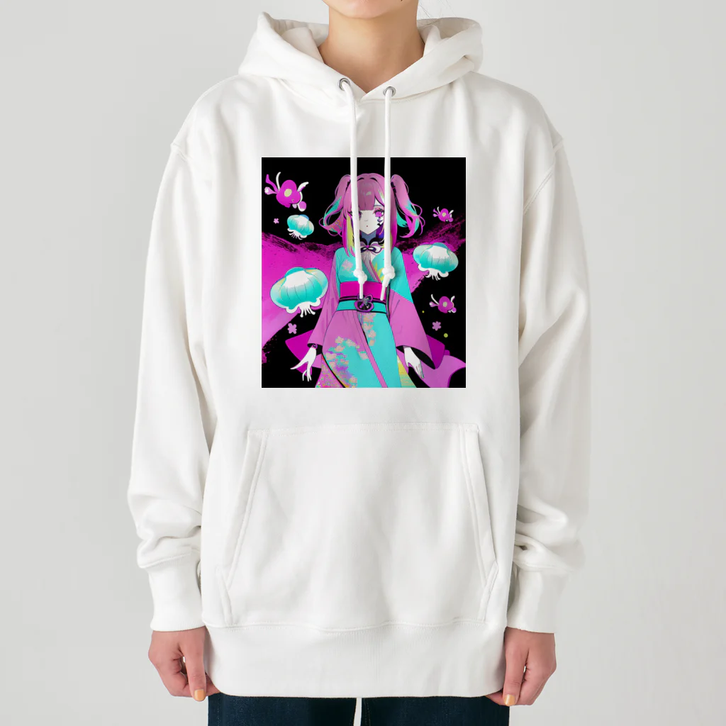 momonekokoのクラゲのお姫様 Heavyweight Hoodie