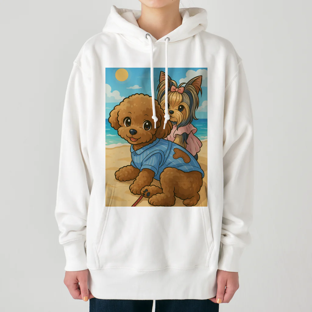 マロンとショコラの大冒険のマロンとショコラの休日リゾート Heavyweight Hoodie