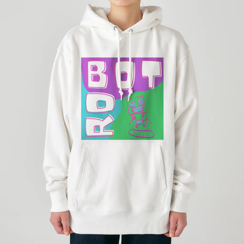 design labのBOT BOY - Pink Pop Edition Heavyweight Hoodie