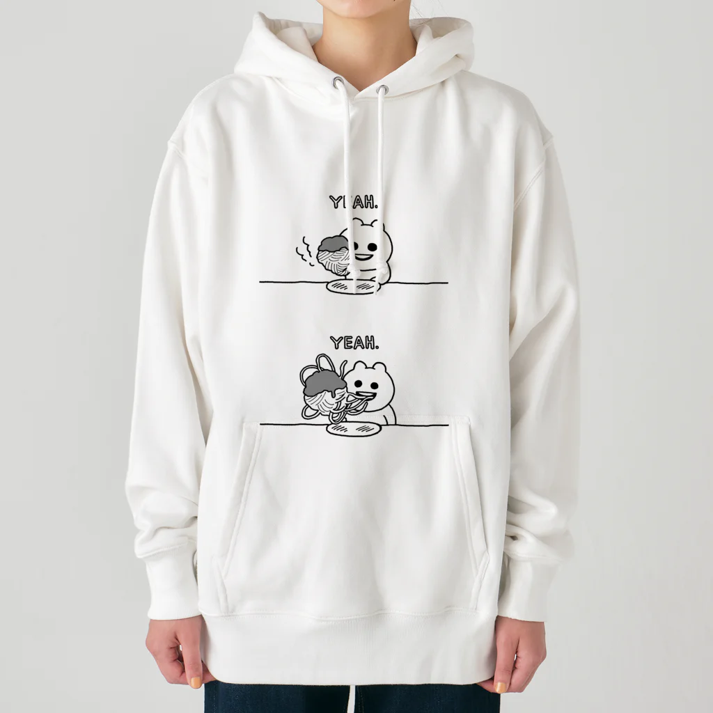 エナメルストア SUZURI店のミートソースパスタ Heavyweight Hoodie