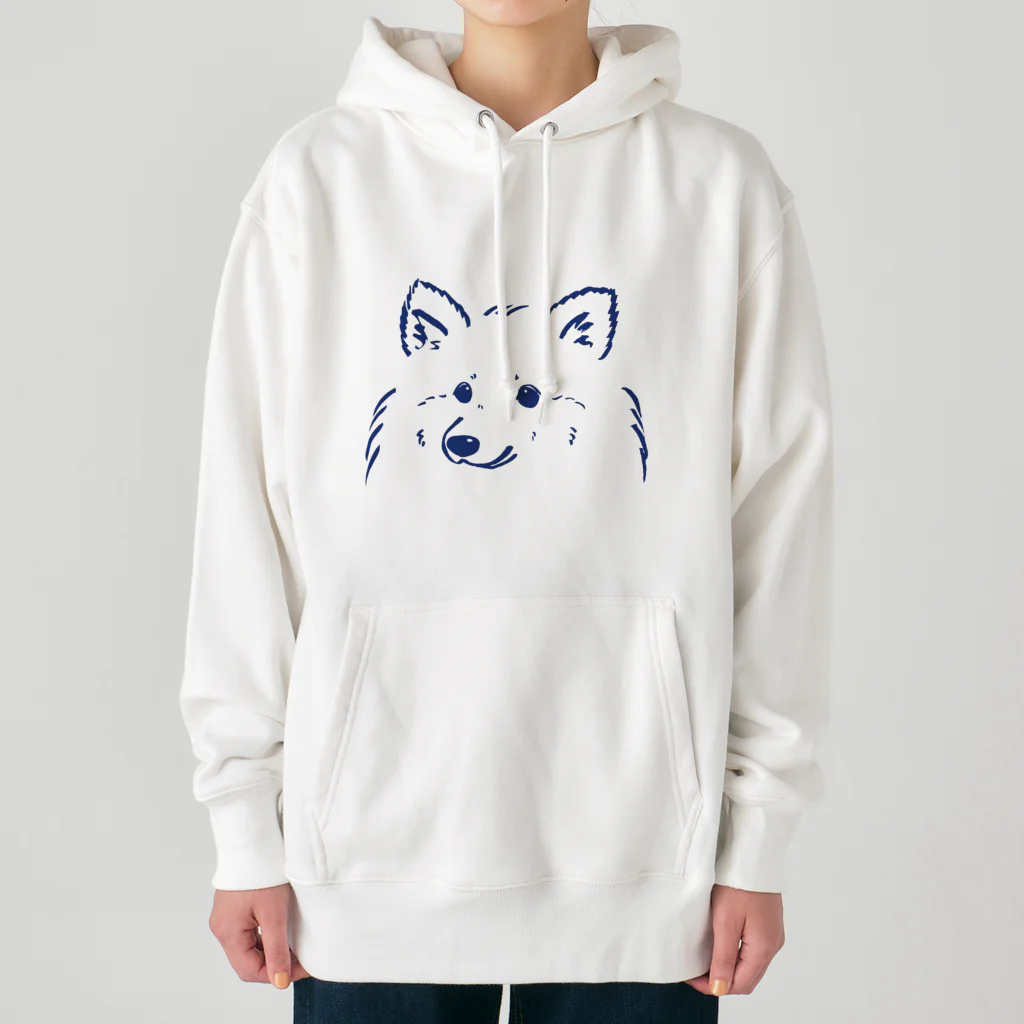 Chiyo.Wan(🐕🕊️のお店)のふわふわわんこTシャツ　(さわやかカラーVer.) ヘビーウェイトパーカー