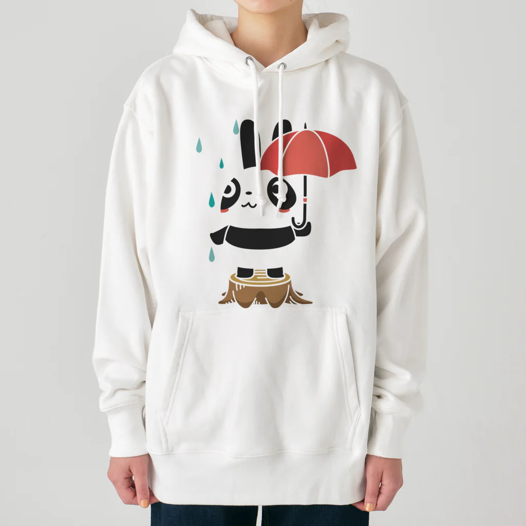 イラスト MONYAAT のラビットパンダ Heavyweight Hoodie