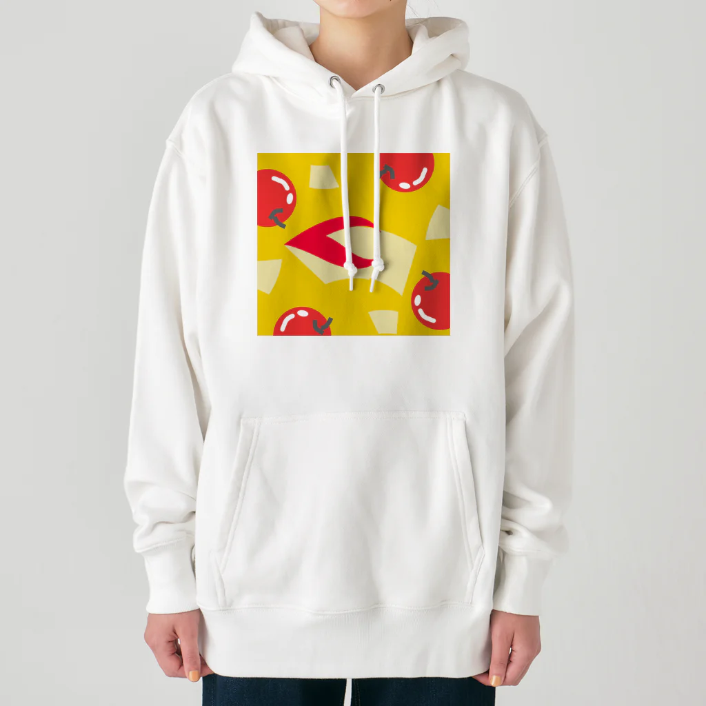 pastelia　shopのまんまるりんごだよ🍎 Heavyweight Hoodie