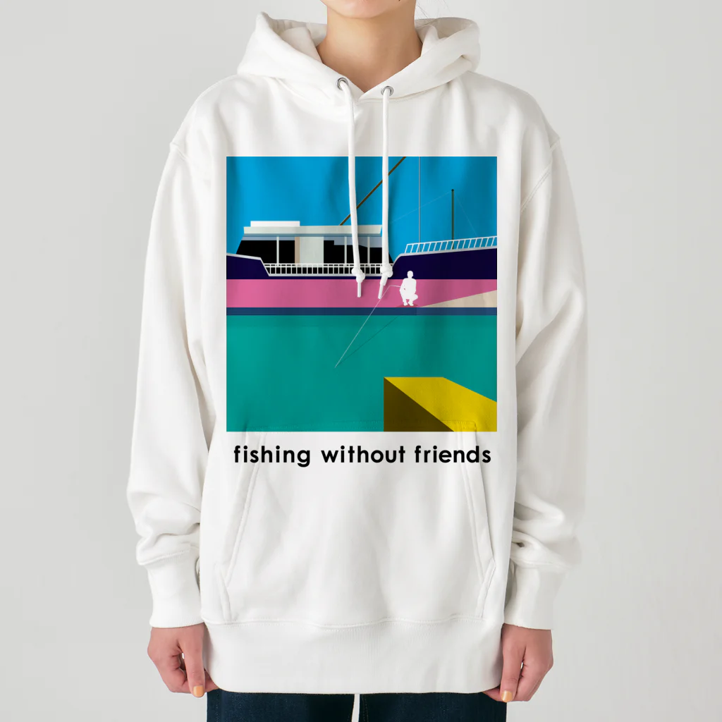 FISHING without FRIENDSのfishing without friends 1 ヘビーウェイトパーカー