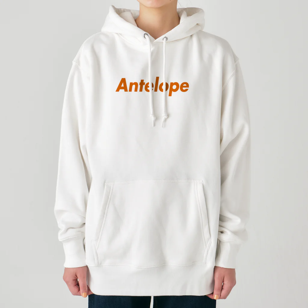 Antelope Sports ClubのAntelope Text ロゴ ヘビーウェイトパーカー