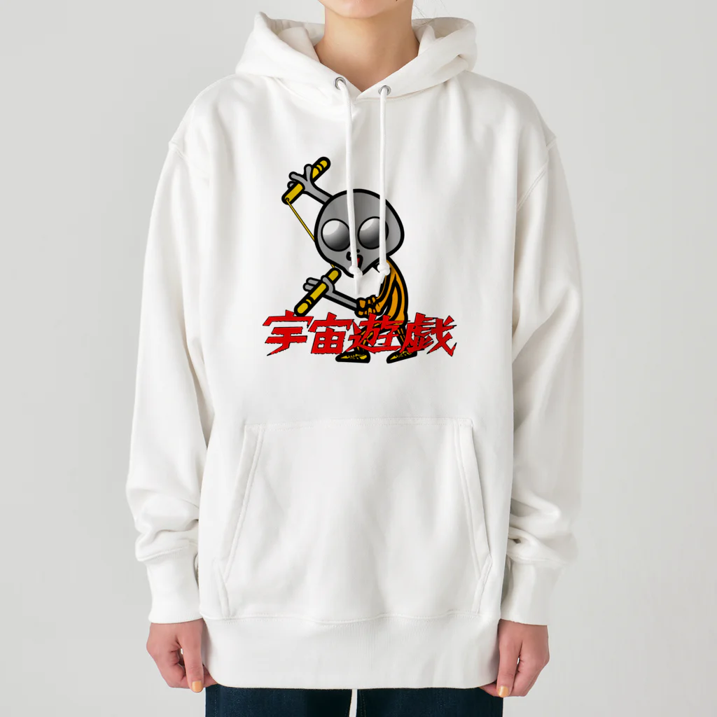 オリジナルデザインTシャツ　SMOKIN'の宇宙遊戯　ヌンチャクポーズ Heavyweight Hoodie