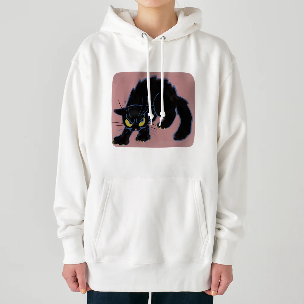 SMTRの黒猫　憤怒 Heavyweight Hoodie