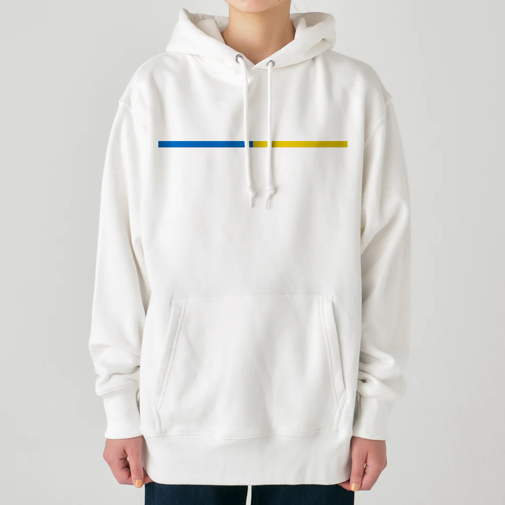 サトオのウクライナカラー　横ライン Heavyweight Hoodie